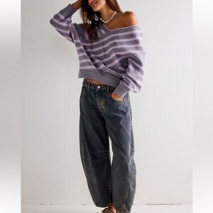 We the Free Good Luck Mid-Rise Barrel Jeans 26R